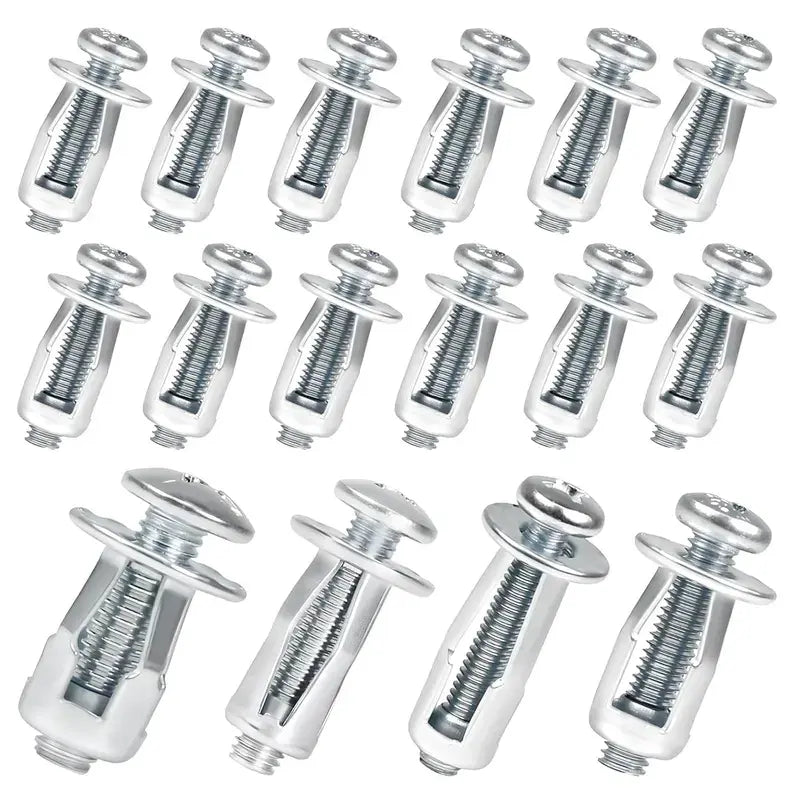 30/90PCS Rivet Locking Nuts Set – M4/M5/M6 Carbon Steel Threaded Inserts
