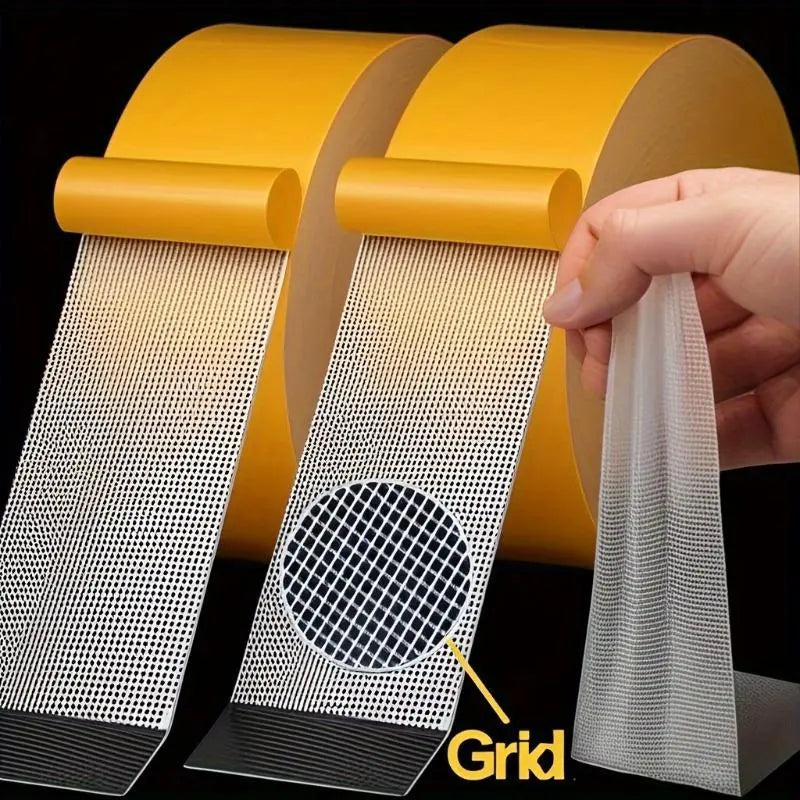 Heavy-Duty Double Sided Tape, Strong Adhesive, Waterproof & Removable, No Residue