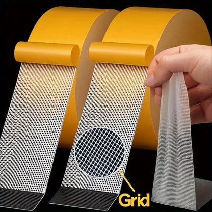 Heavy-Duty Double Sided Tape, Strong Adhesive, Waterproof & Removable, No Residue