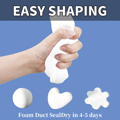 Quick-Curing Sealant Clay – Waterproof Gap Filler for A/C Holes, Pipes & Wall Cracks