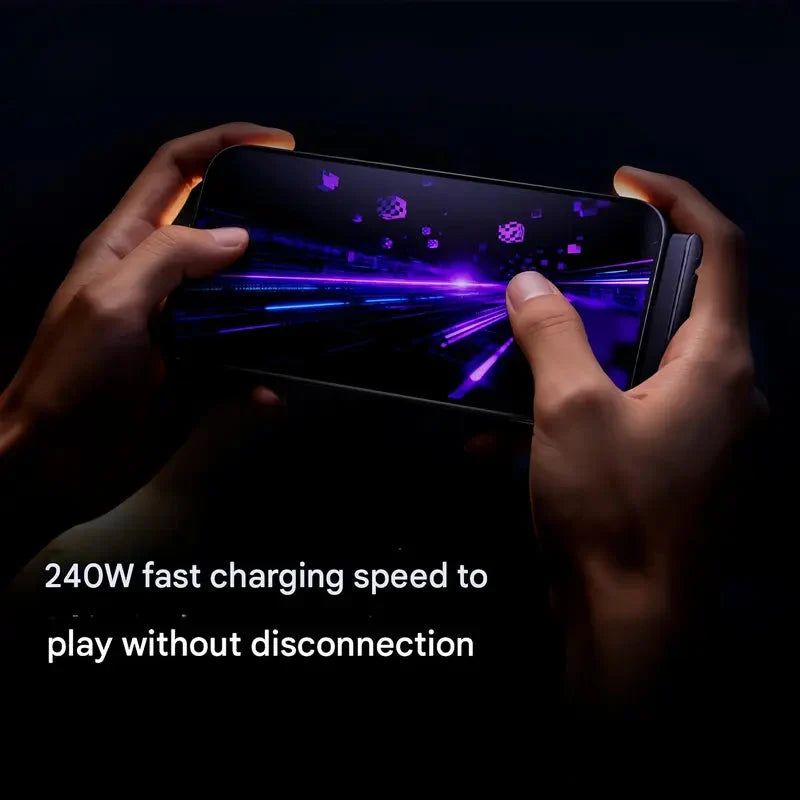 Invisible Holder Charger Cable with Stand-240w super fast charging