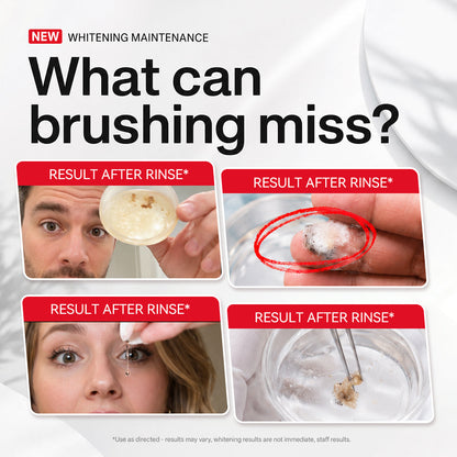 Stain Whitening Mouthwash – Lift Visible Buildup, Freshen Breath & Maintain White Teeth