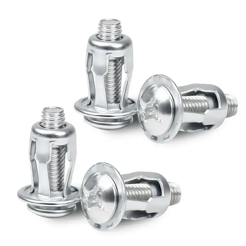 30/90PCS Rivet Locking Nuts Set – M4/M5/M6 Carbon Steel Threaded Inserts