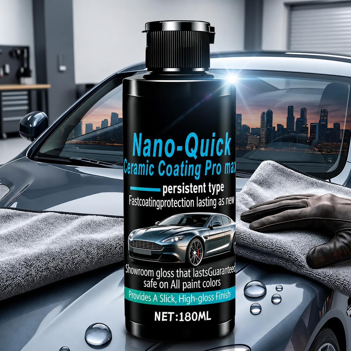 Nano Ceramic Coating PRO MAX – Water-Resistant Car Paint Protection & High-Gloss Finish