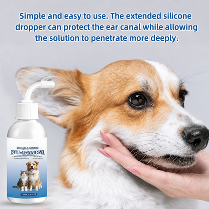 Gentle Pet Ear Wash | Odor-Free Cleaning for Dogs & Cats🌿