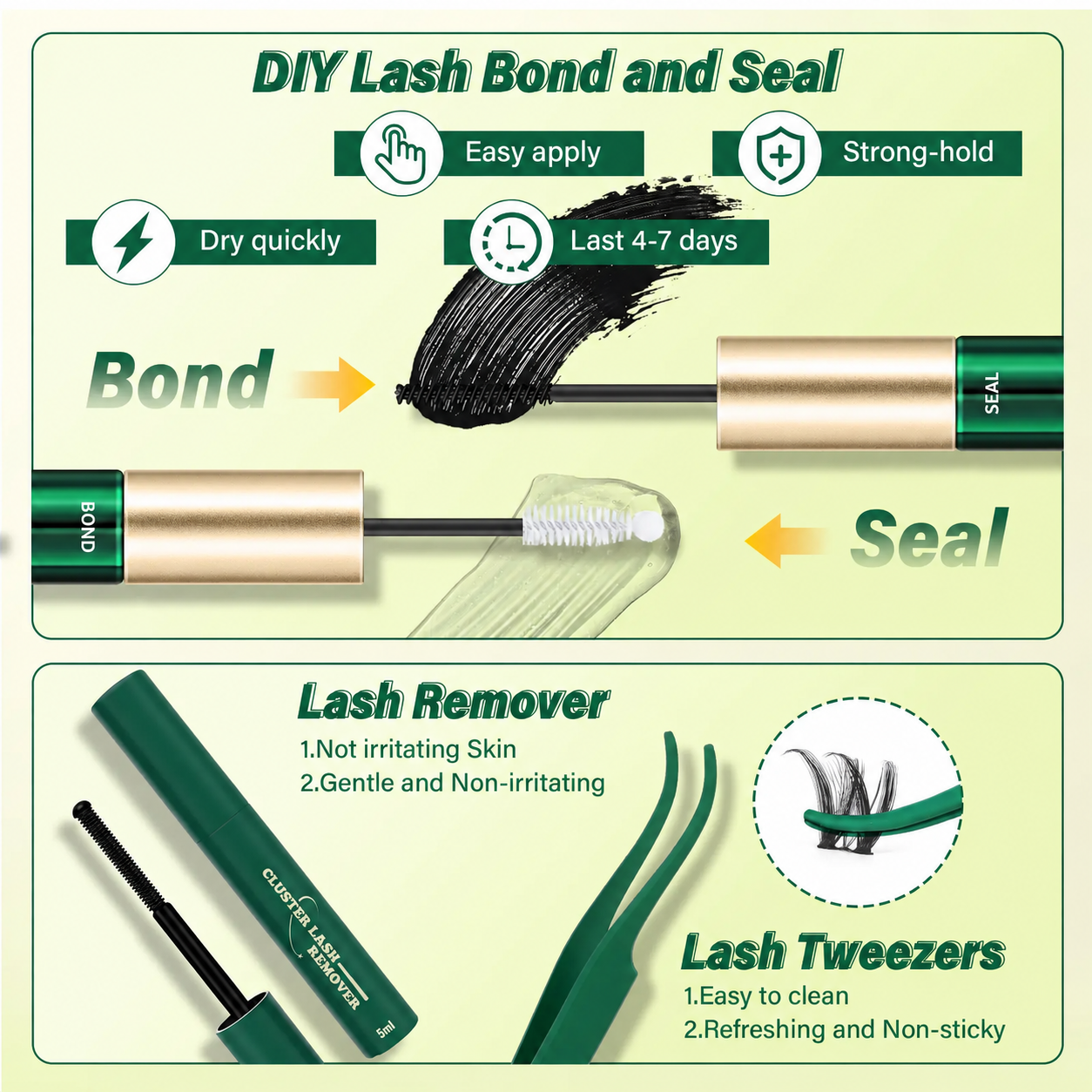 DIY Lash Extension Kit- Boost Volume Instantly, Create Salon-Style Lashes at Home!