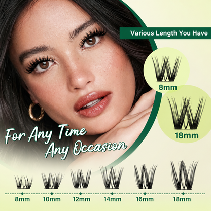 DIY Lash Extension Kit- Boost Volume Instantly, Create Salon-Style Lashes at Home!