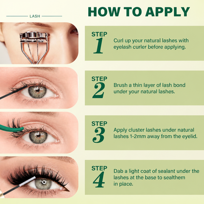 DIY Lash Extension Kit- Boost Volume Instantly, Create Salon-Style Lashes at Home!