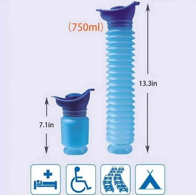 Adustable Portable Urinal - Outdoor Standing Urine Emergency Travel Portable