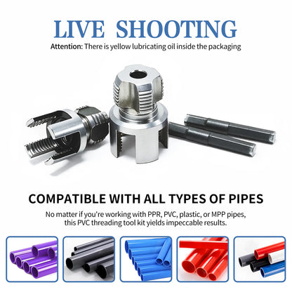Pipe Tapping and Threading Tool Dual-Specification Compatible