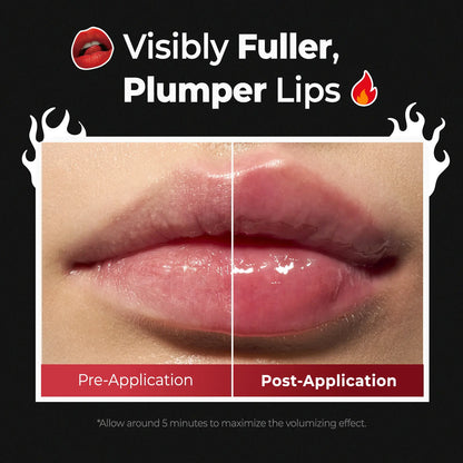 Spicy Lip Plumper — Fuller-Looking Lip Plumper Gloss, Non-Sticky, High-Shine Finish