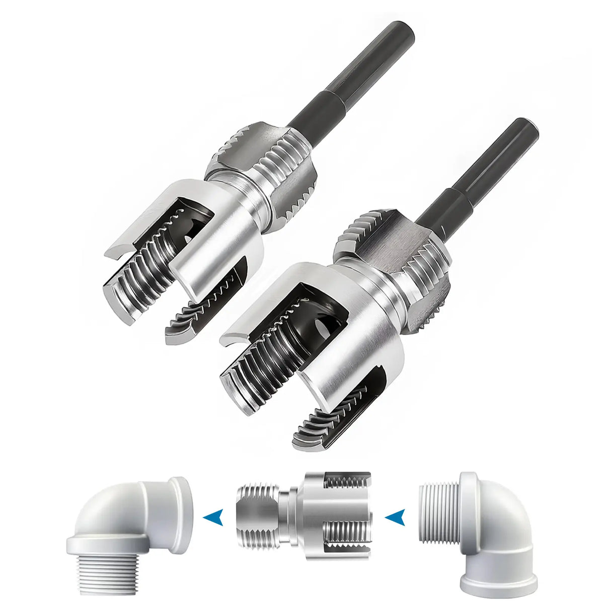 Pipe Tapping and Threading Tool Dual-Specification Compatible