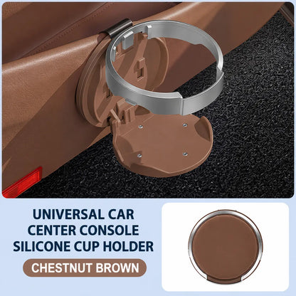 Foldable Car Cup Holder with Hook – Space-Saving Drink & Interior Organizer