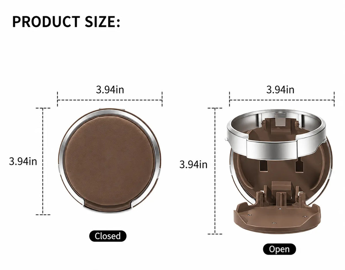 Foldable Car Cup Holder with Hook – Space-Saving Drink & Interior Organizer